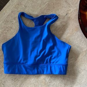 Royal Blue Athleta Longline Sports Bra